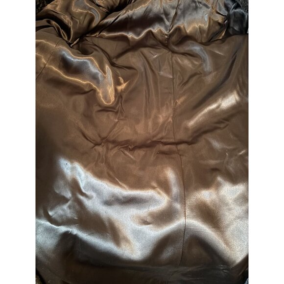 Vintage Women's Brown 1960’s Bagoao By Sportstowne brown Faux Fur Coat Jacket SM - Picture 6 of 6